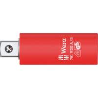 Adaptateur isol&eacute; VDE A/B, Prise 1/4", Douille 3/8", 2,78" lo, Sph&eacute;rique Sidevic Inc.