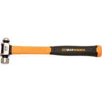 Ball Pein Hammer, 8 oz. Head Weight, Plain/Polished Face, Fibreglass Handle Sidevic Inc.