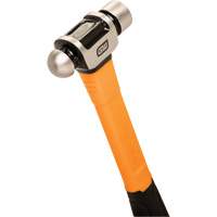 Ball Pein Hammer, 8 oz. Head Weight, Plain/Polished Face, Fibreglass Handle Sidevic Inc.