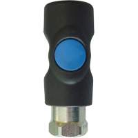 TOPQUIK S1 Industrial Quick Coupler, Polyester Composite/Stainless Steel, 1/4", Female NPT, 174 PSI Sidevic Inc.