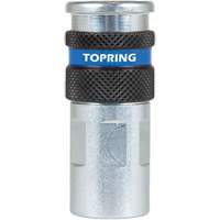 QUIKSILVER 2 Industrial Quick Coupler, Zinc-Plated Steel, 1/4", Female NPT, 362 PSI Sidevic Inc.