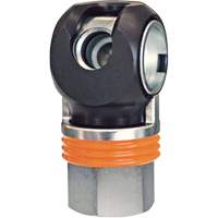 TOPQUIK SC Industrial Quick Coupler, Nickel-Plated Steel, 1/2", Female NPT, 359 PSI Sidevic Inc.