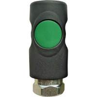 TOPQUIK S1 Ultraflo 7.8 mm Quick Coupler, Polyester Composite/Stainless Steel, 1/4", Female NPT, 174 PSI Sidevic Inc.