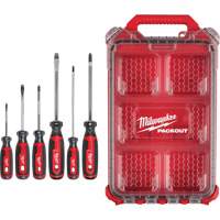 Ensemble de tournevis &agrave; prise coussin&eacute;e avec organisateur compact &agrave; profil bas PACKOUT, 6 m Sidevic Inc.