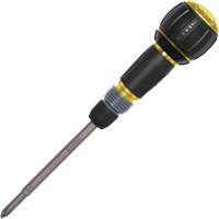Tournevis &agrave; cliquet Fastbit Tru-Grip, embouts Phillips et &agrave; fente, 8-1/2" lo, Prise Plastique/Coussin&eacute;e Sidevic Inc.
