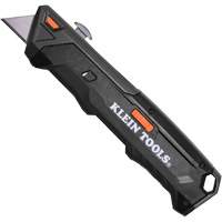 Couteau r&eacute;tractable &agrave; chargement automatique avec magasin de lames double face, Acier, Prise en Plastique Sidevic Inc.