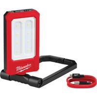 Rechargeable Low-Profile Magnetic Task Light, LED, 100/250/500 Lumens, Plastic/Aluminum Housing Sidevic Inc.