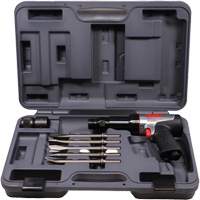 Heavy-Duty Air Hammer with Chisels, 21.8 CFM, 1/4" NPT, 2600 BPM, 3/4" x 3-3/4" (0.0mm x 0.0mm) Sidevic Inc.