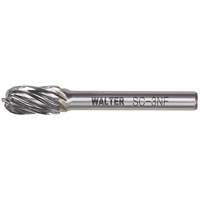 Double Cut Cylindrical Round Nose Carbide Burr, 1/2" Dia., 1" Depth of Cut Sidevic Inc.