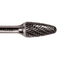 Double Cut Ballnose Tree Burr, SF-1, 1/4" Dia., 5/8" Depth of Cut Sidevic Inc.