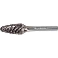 Double Cut Ballnose Tree Burr, SF-42, 1/8" Dia., 1/2" Depth of Cut Sidevic Inc.