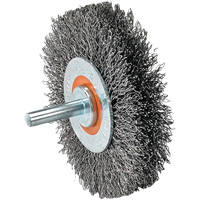 Brosse mont&eacute;e &agrave; fil, Arbre 5/8" Sidevic Inc.