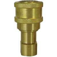 RACCORD HYDRAULIQE FERME2VOIES,1/4NPT,LAITON, Laiton/Acier inoxydable Sidevic Inc.