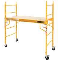Mobile Work Scaffolding - Maxi Square Scaffolding, Steel Frame, 74" D x 74" H Sidevic Inc.