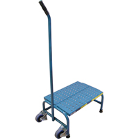 Escabeaux roulants Tilt-N-Roll, 1 marche(s), 16" l x 29" la x 12" h, Capacit&eacute; 300 lb Sidevic Inc.