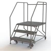 Plateforme de travail mobile, Acier, 3 Marches, 30" ha, 36" p, 36" Marche, Stri&eacute; Sidevic Inc.