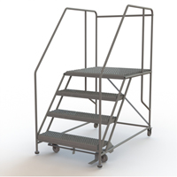 Plateforme de travail mobile, Acier, 4 Marches, 40" ha, 36" p, 36" Marche, Stri&eacute; Sidevic Inc.