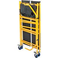 Jobsite Series 4' Safety Rail & Tool Shelf Scaffold Kit, Steel Frame, 49-1/2" D x 57-3/4" H Sidevic Inc.