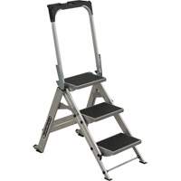 &eacute;chelle escabeau avec roues pivotantes, 3 marches, 34" x 22" x Hauteur 50,75" Sidevic Inc.