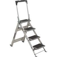 &eacute;chelle escabeau avec roues pivotantes, 4 marches, 44,25" x 22,13" x Hauteur 59" Sidevic Inc.