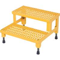 Adjustable Step-Mate Stand, 2 Step(s), 23-13/16" W x 22-7/8" L x 15-1/4" H, 500 lbs. Capacity Sidevic Inc.