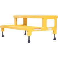 Adjustable Step-Mate Stand, 2 Step(s), 36-3/16" W x 22-7/8" L x 15-1/4" H, 500 lbs. Capacity Sidevic Inc.