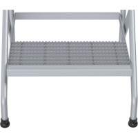 Aluminum Step Stand, 2 Step(s), 22-13/16" W x 24-9/16" L x 20" H, 500 lbs. Capacity Sidevic Inc.