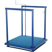 Plateforme de travail Posi-Crank ergonomique avec tapis anti-fatigue, 36" la x 72" pr, Capacit&eacute; de 500 lb, Enti&egrave;rement soud&eacute; Sidevic Inc.