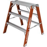 Buildman Step-up Workbench, 3' H x 34.75" W x 33.25" D, 300 lbs. Capacity, Fibreglass Sidevic Inc.