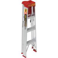 Step Ladder with Paint Tray, 4', Aluminum, 200 lbs. Capacity, Type 3 Sidevic Inc.