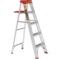 Step Ladder with Paint Tray, 5', Aluminum, 200 lbs. Capacity, Type 3 Sidevic Inc.