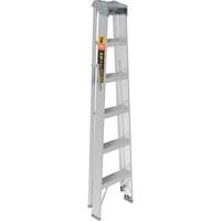 Step Ladder, 6', Aluminum, 225 lbs. Capacity, Type 2 Sidevic Inc.