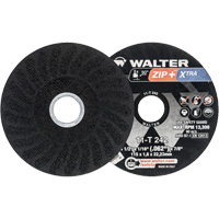 Meules &agrave; tronçonner renforc&eacute;es Zip+ pour meuleuse &agrave; angle droit, 4-1/2" x 1/16", Arbre de 7/8", Type 1, Alumine de zirconium, 13 300 Tr/min Sidevic Inc.