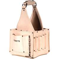 Electrical & Maintenance Tool Pouches, Leather, 17 Pockets, Beige Sidevic Inc.