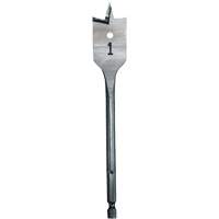 Flat Boring Bit, 1" Diameter, 1/4" Hex Shank, 6" Length Sidevic Inc.