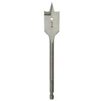 Flat Boring Bit, 1-1/8" Diameter, 1/4" Hex Shank, 6" Length Sidevic Inc.