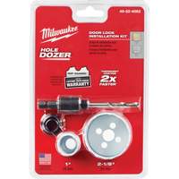 Hole Dozer Door Lock Hole Saw Kit, 4 Pieces Sidevic Inc.