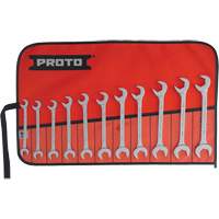 11-Piece Angled Open-End Wrench Set, Polished Sidevic Inc.