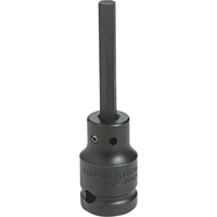 Impact Bit Socket, Hex, 12 mm x 3-1/4" L, 1/2" Drive Sidevic Inc.