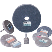 Standard Abrasives 500 Series Soft Density Unitized Wheels, 3" x 1/4", 1/4" Arbor, Medium Grit, Aluminum Oxide Sidevic Inc.