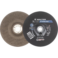 Stainless Steel Depressed Centre Grinding Wheels, 9" x 1/8", 7/8" Arbor, Type 27 Sidevic Inc.