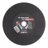 Meule &agrave; tronçonner rapide en acier inoxydable Portacut, 14" x 1/8", Arbre de 1", Type 1, Oxyde d'aluminium, 5400 Tr/min Sidevic Inc.