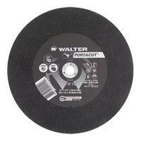 Meule &agrave; tronçonner rapide en acier inoxydable Portacut, 12" x 1/8", Arbre de 3/4", Type 1, Carbure de silicium, 6300 Tr/min Sidevic Inc.