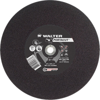 Meule &agrave; tronçonner rapide en acier inoxydable Portacut, 14" x 1/8", Arbre de 1", Type 1, Carbure de silicium, 5400 Tr/min Sidevic Inc.