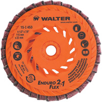 Enduro-Flex 2-in-1 Flap Disc, 4-1/2" x 5/8"-11, 80 Grit, Ceramic Sidevic Inc.