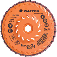 Enduro-Flex 2-in-1 Flap Disc, 5" x 5/8"-11, 80 Grit, Ceramic Sidevic Inc.
