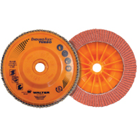 Enduro-Flex Turbo Flap Disc, 4-1/2" x 5/8"-11, Type 27S, 36/60 Grit, Ceramic Sidevic Inc.