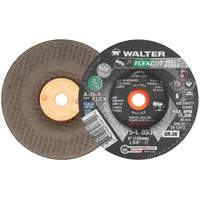 FLEXCUT MILL SCALE Grinding Wheel, 5", 36 Grit, Aluminum Oxide, 5/8"-11, 12200 RPM, Type 29 Sidevic Inc.