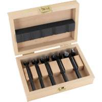 Bormax Forstner Bit Kits in a Wooden Box, 5 Pieces, High Carbon Steel Sidevic Inc.