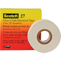 Scotch&reg; 27 Glass Cloth Electrical Tape, 19 mm (3/4") W x 20 m (66') L Sidevic Inc.